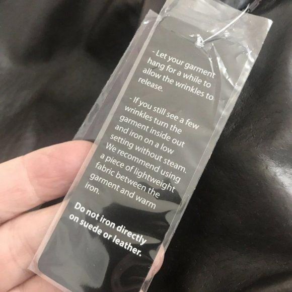 Halfurnstun Leather Pencil Skirt Brown 4 NWT - Picture 4 of 4